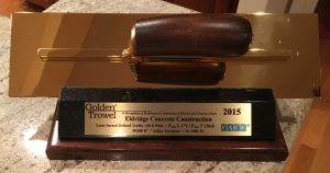 Eldridge-Concrete-Golden-Trowel-Trophy-Award